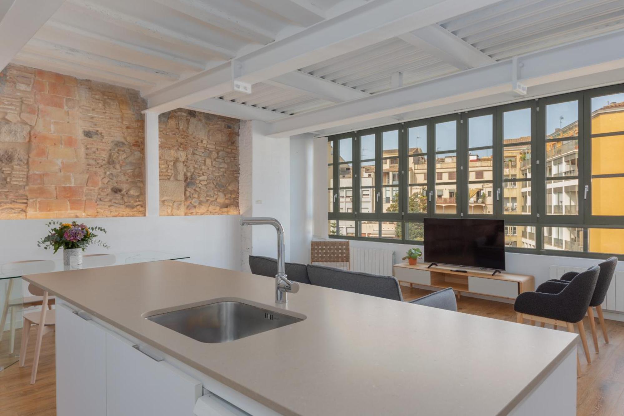 Appartement Flateli Sant Agusti à Gérone Extérieur photo